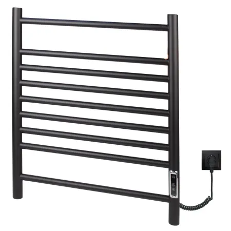 Полотенцесушитель электрический E2.L.50x60.L9.R.Lines (timer) МУАР Black - фото 2